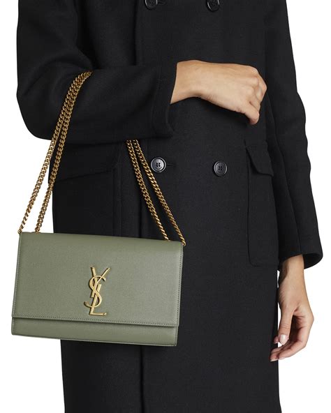 saint laurent kate monogram ysl medium wallet|KATE MEDIUM IN GRAIN DE POUDRE EMBOSSED LEATHER .